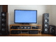3列テレビ台(左右列460mm、中央列550mm)　材質：タモ<br>色：ウォールナット